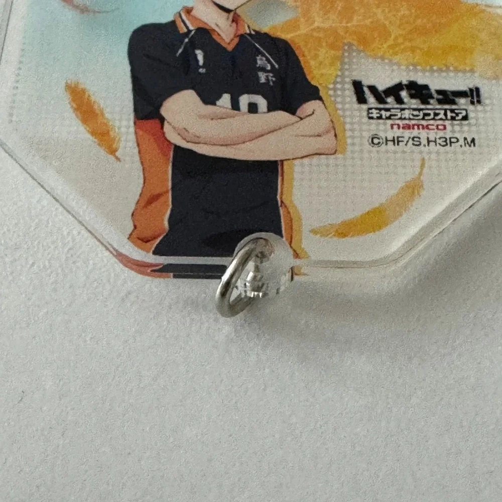 Haikyuu Shoyo‎ Hinata Volleyball Anime Series Acrylic Charm Tag Fob Keys Bag